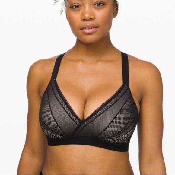Lululemon Awake to Lace Bra Black Barely Beige - Picture 11 of 11